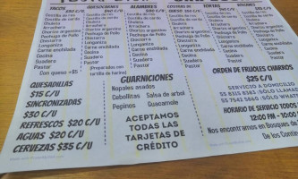 Dōng Yuán Cān Tīng Xiǎo Chú menu