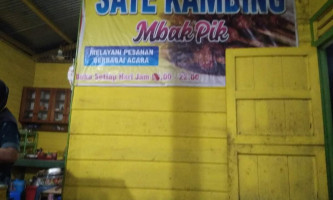 Sate Kambing Prapatan (mbak Pik) menu