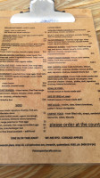 Potter's Pantry Cafe menu