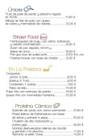 Wooden Horse Restaurant menu