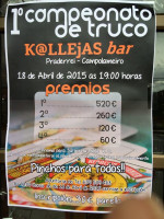 Holland Boga menu