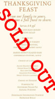 Sushi Newmarket menu