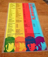 Brownies Downies menu