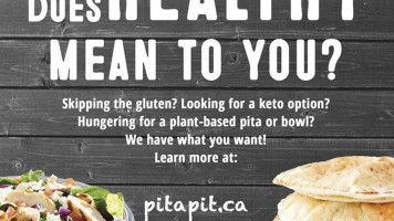 Pita Pit menu