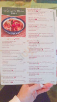 The Green Room menu