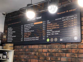 Alsancak Dostlar Firini menu