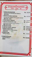 Ciwangi menu