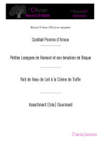Rest menu