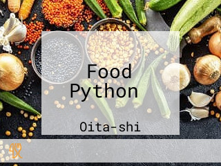 Food Python．